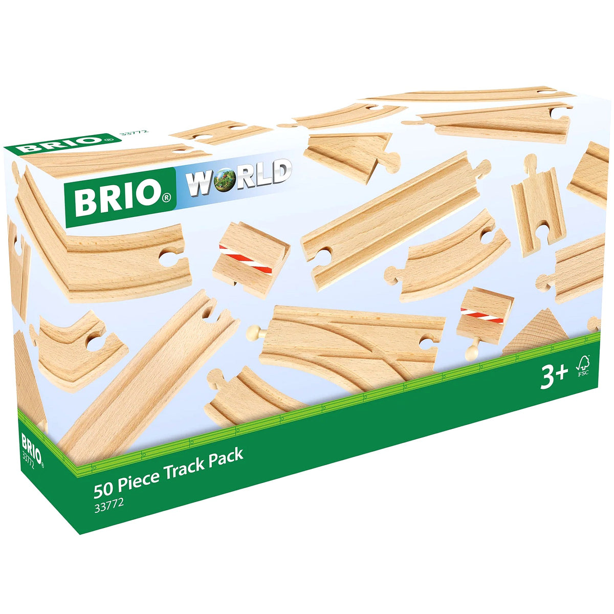 BRIO World - Train Tracks 50 Piece Track Pack