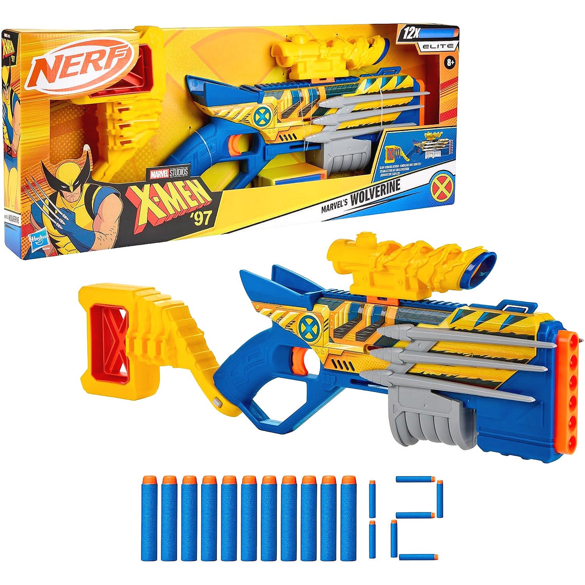 Nerf - Marvel's Wolverine X-Men '97 Blaster - Hasbro