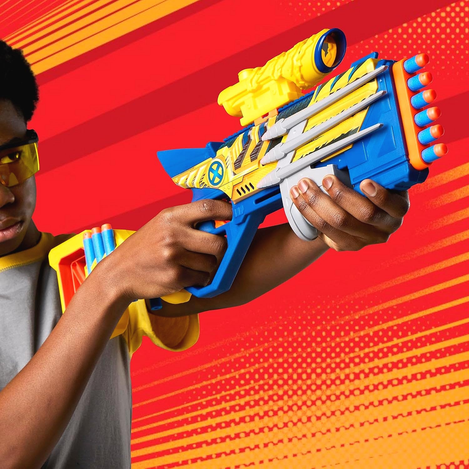 Nerf - Marvel's Wolverine X-Men '97 Blaster - Hasbro