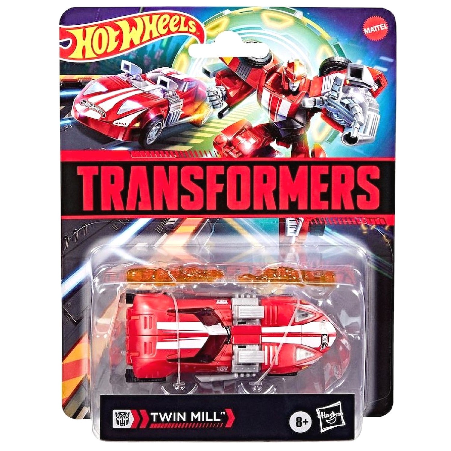 Transformers - Collaborative Hot Wheels X Transformers Twin Mill (Red) Action Figure - Hasbro