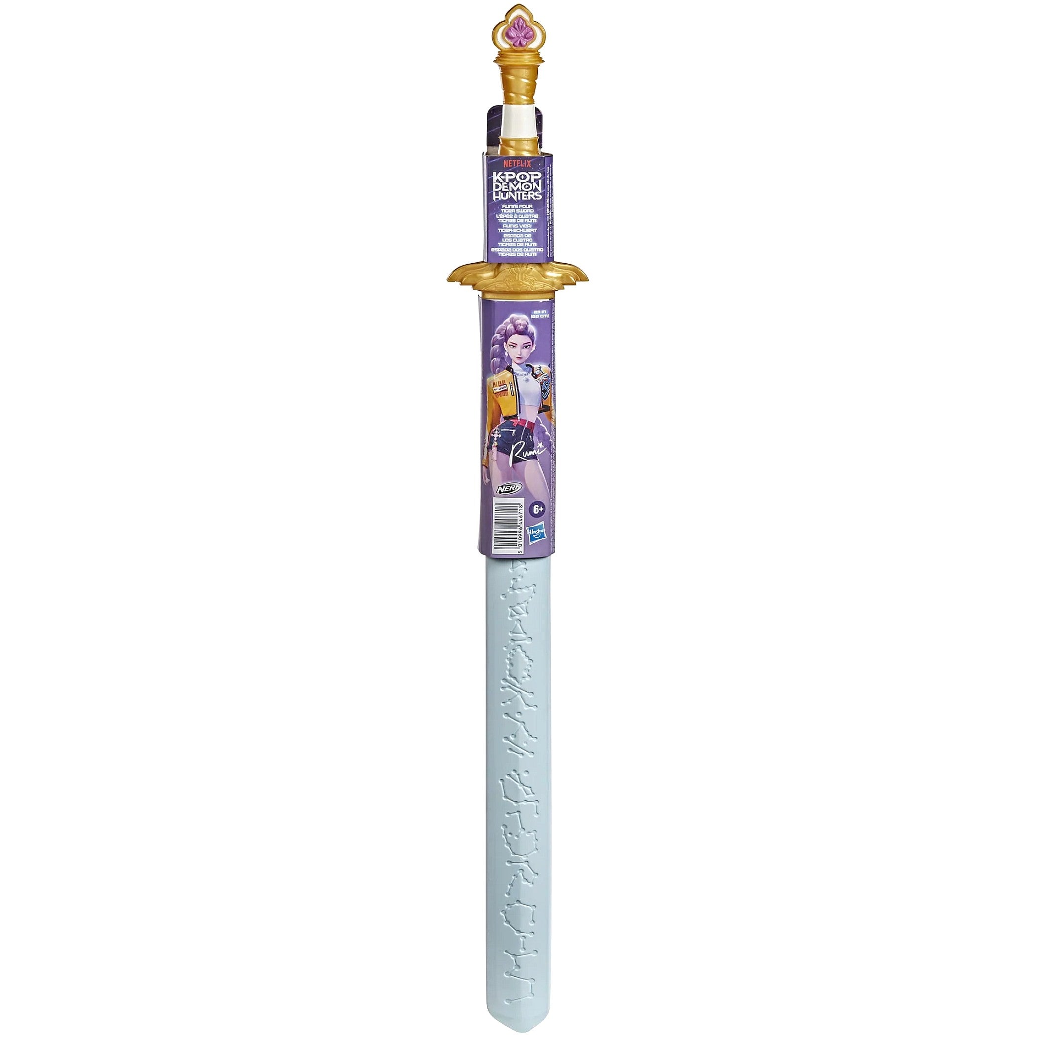 KPop - Demon Hunters Rumi's Four Tiger Nerf Foam Sword Role-Play - Hasbro