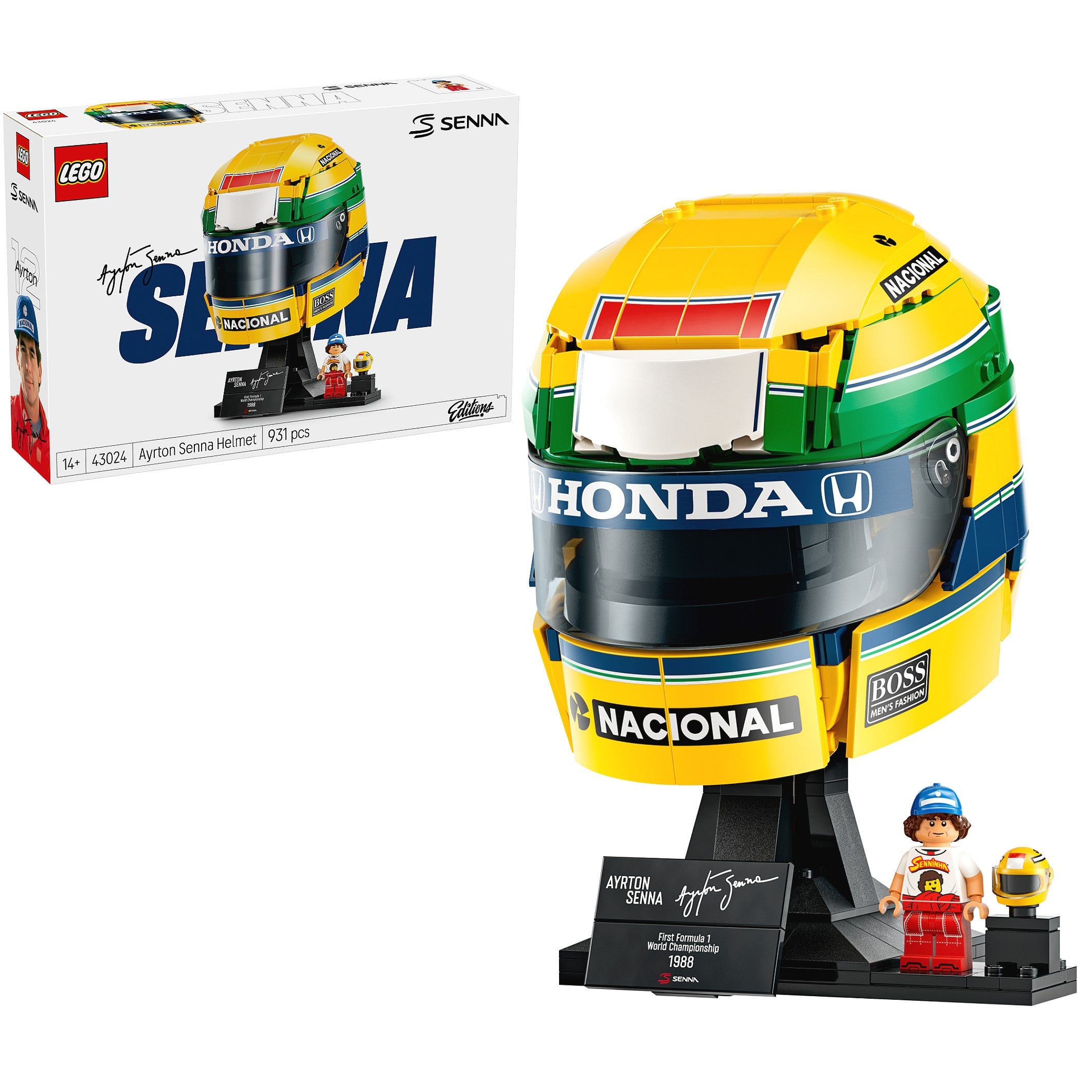 LEGO 43024 Ayrton Senna Helmet - Editions