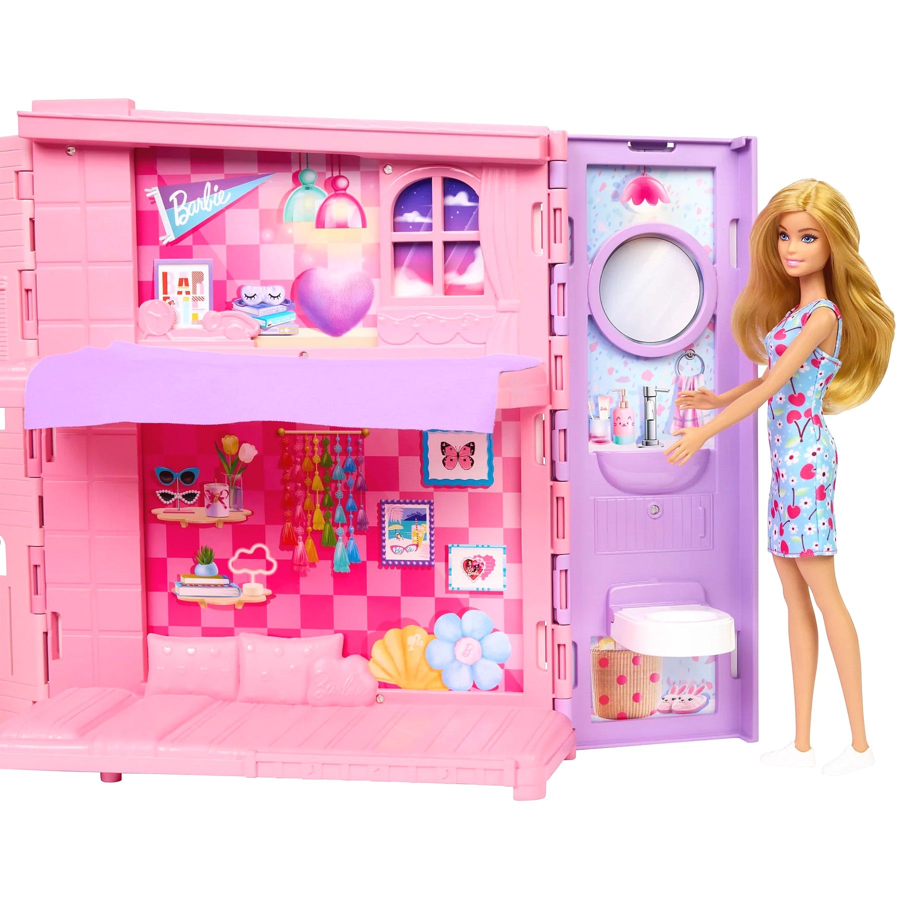 Barbie - Weekend Escape House Dollhouse Playset Dolls Not Included - Mattel