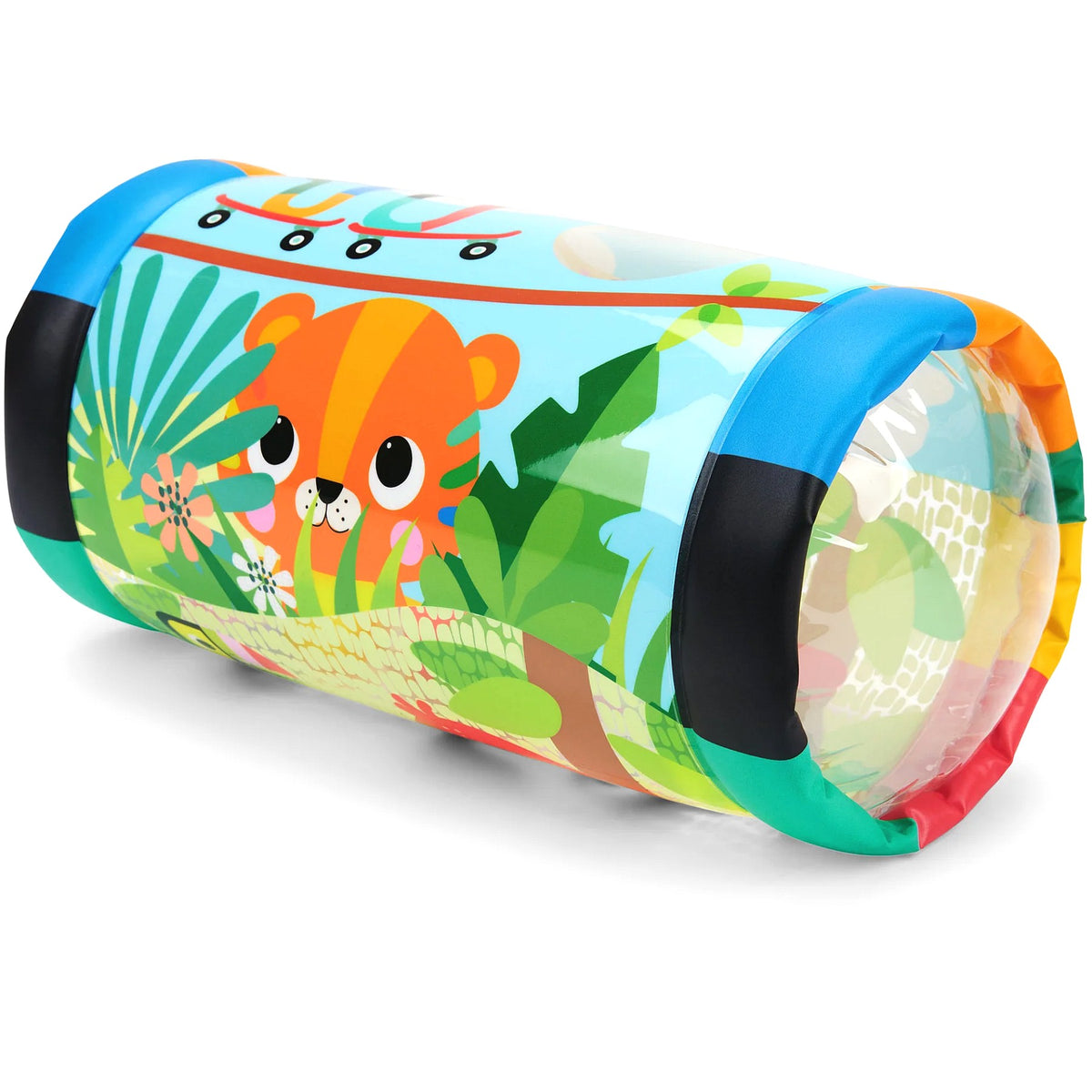 Bright Starts - Roll-Along Rainforest Push & Crawl Inflatable Roller