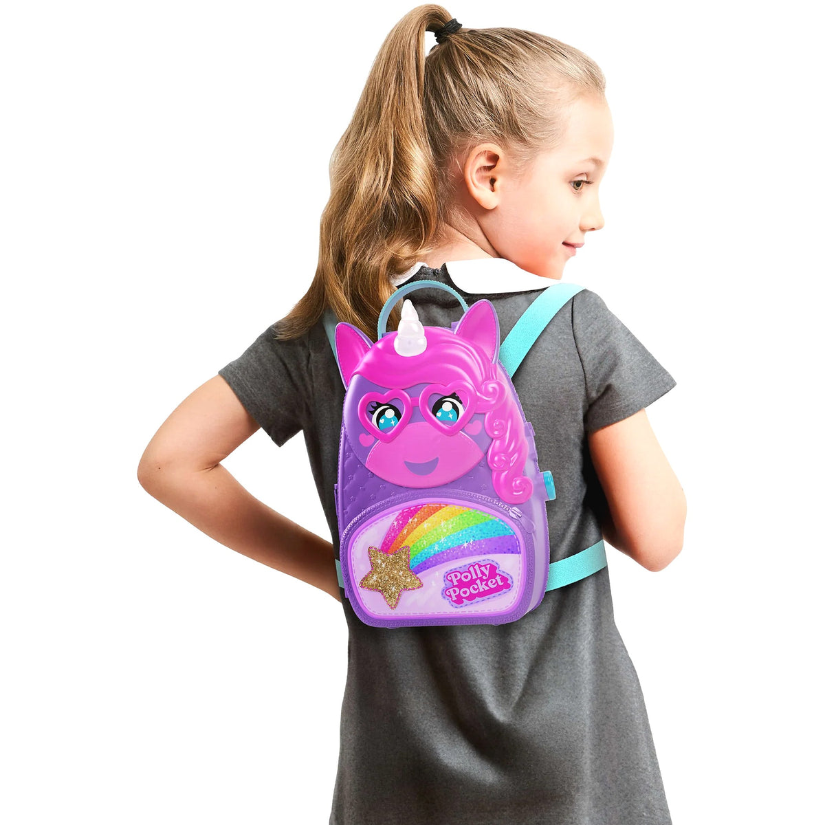 Polly Pocket - Unicorn Travel Backpack Playset - Mattel