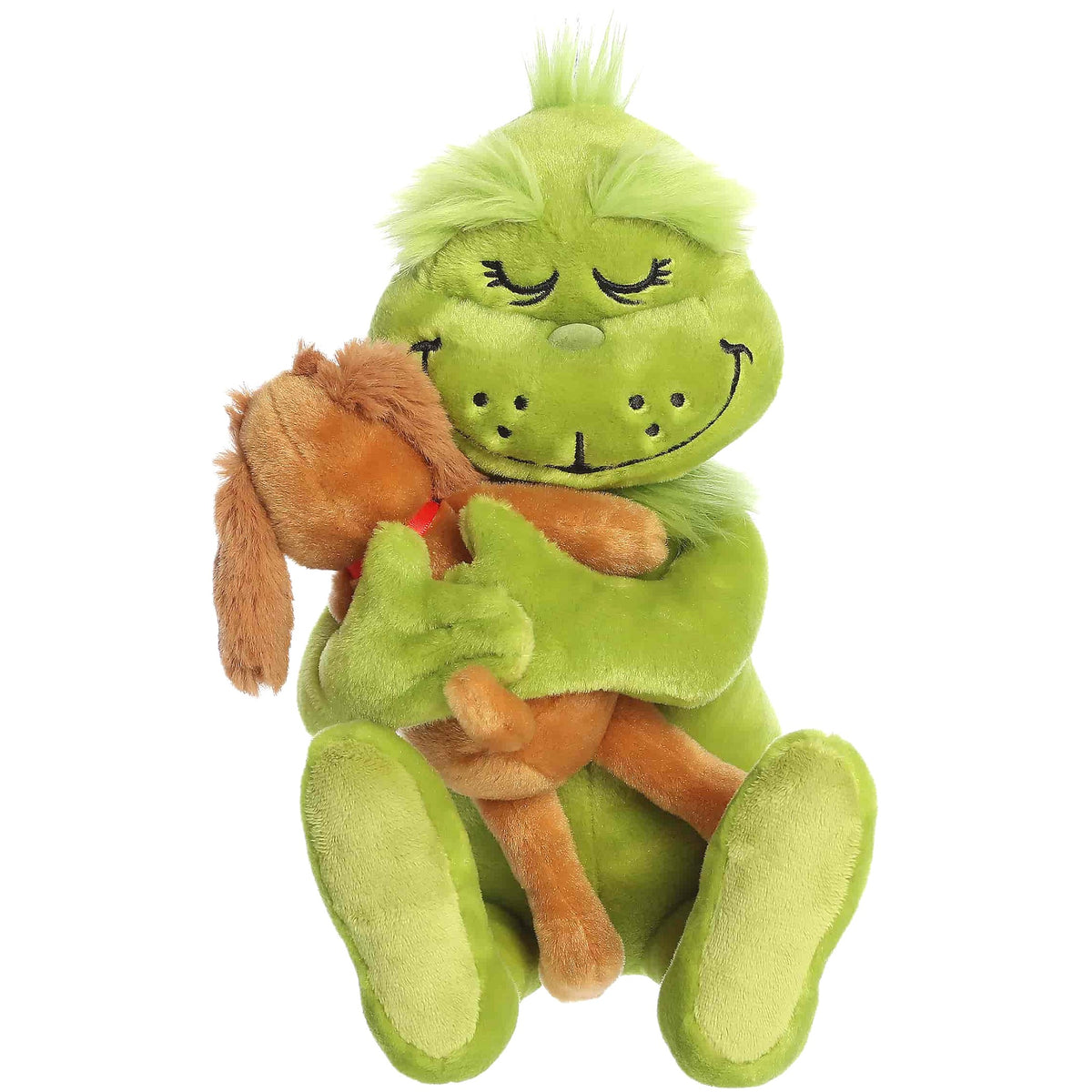 Cotton Candy - Xmas Dr. Seuss The Grinch Hugging Max Plush by Aurora - Christmas