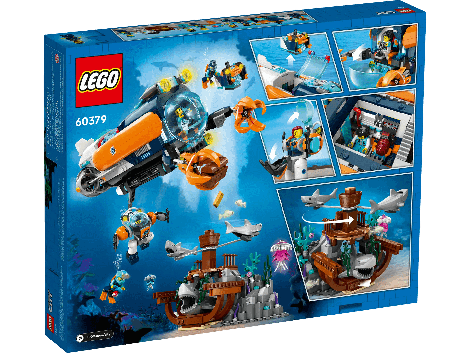 LEGO® 60379 Deep-Sea Explorer Submarine - City