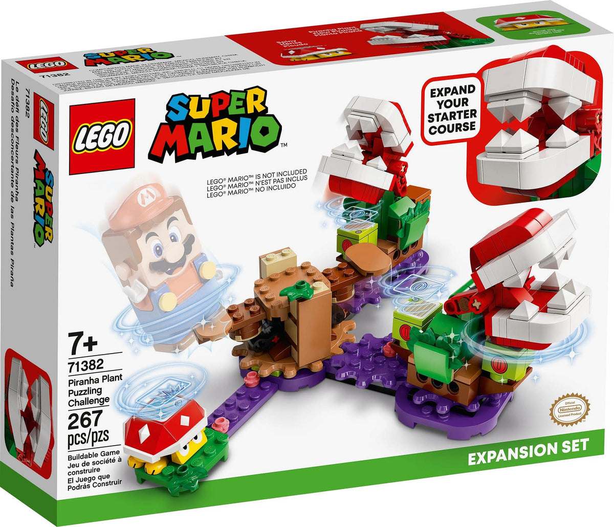 LEGO® 71382 Piranha Plant Puzzling Challenge Expansion Set - Super Mario™