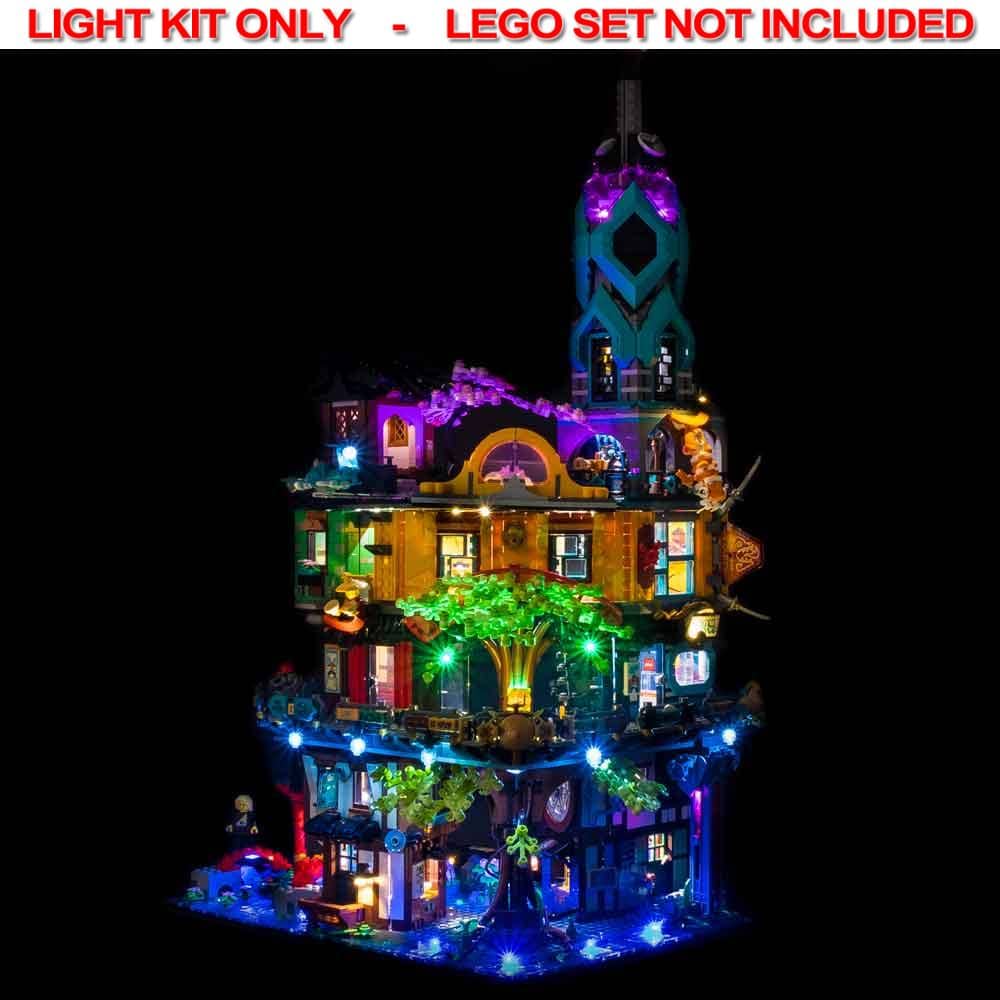 Light My Bricks - LIGHT KIT for LEGO® NINJAGO® City Gardens 71741