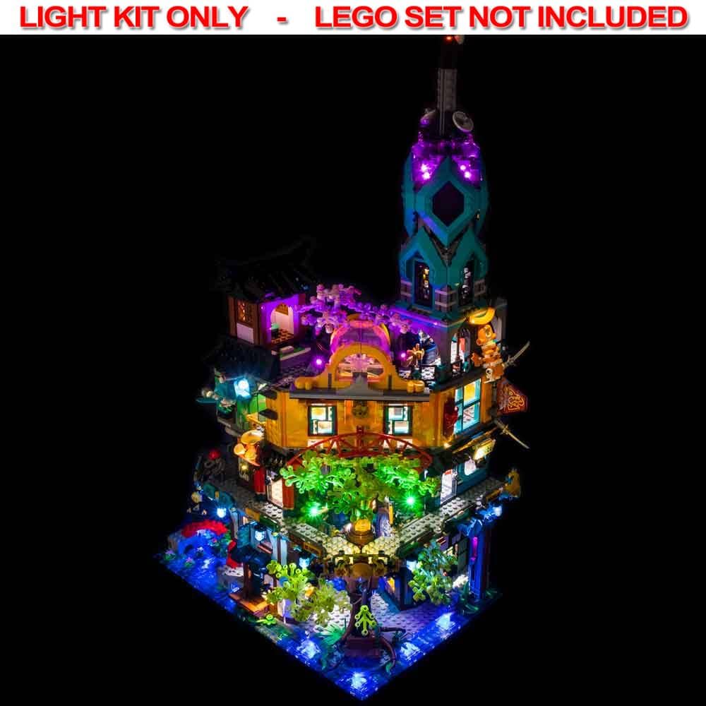 Light My Bricks - LIGHT KIT for LEGO® NINJAGO® City Gardens 71741