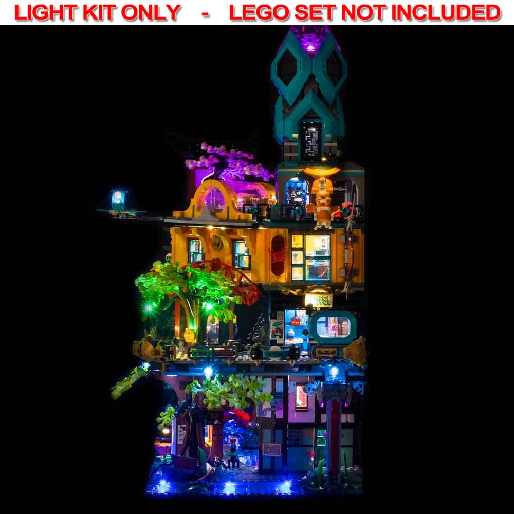 Light My Bricks - LIGHT KIT for LEGO® NINJAGO® City Gardens 71741