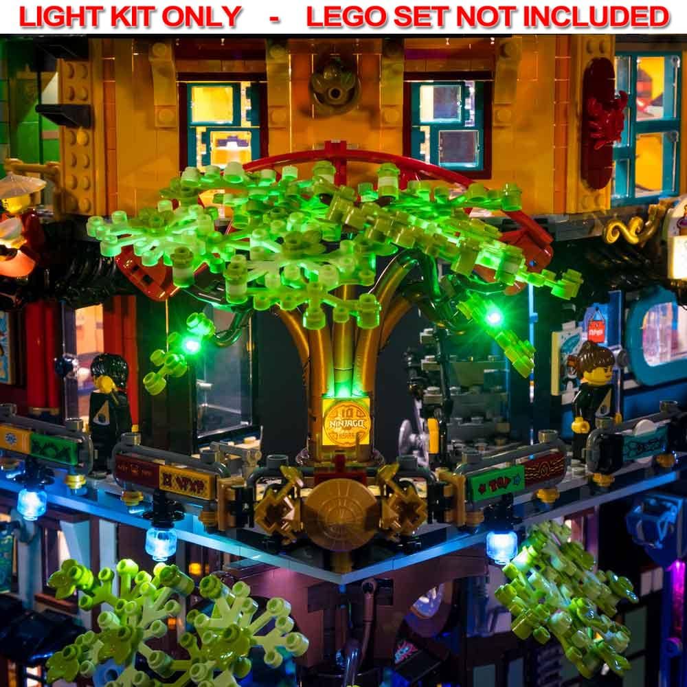 Light My Bricks - LIGHT KIT for LEGO® NINJAGO® City Gardens 71741
