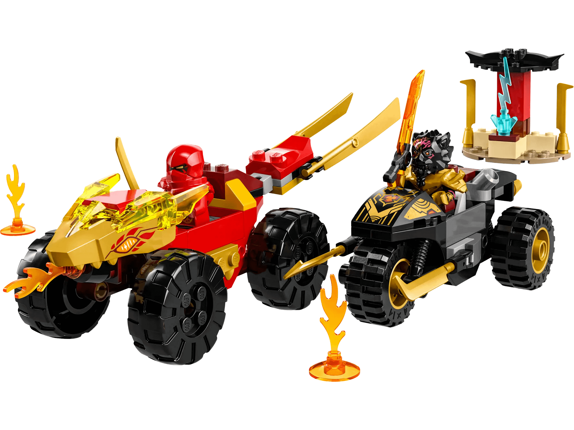 LEGO® 71789 Kai and Ras's Car and Bike Battle - NINJAGO® 4+