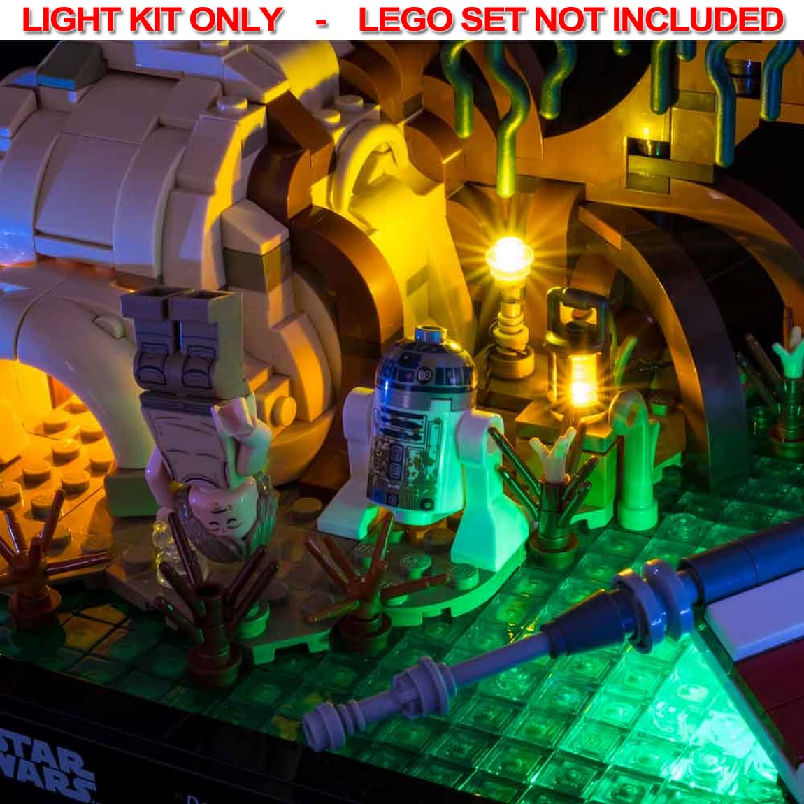 Light My Bricks - LIGHT KIT for LEGO® Dagobah Jedi Training Diorama 75330