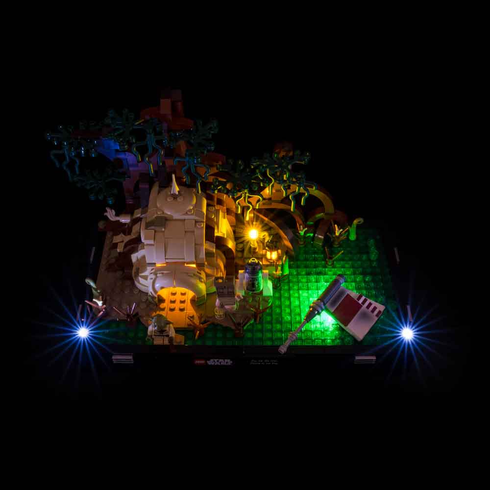 Light My Bricks - LIGHT KIT for LEGO® Dagobah Jedi Training Diorama 75330