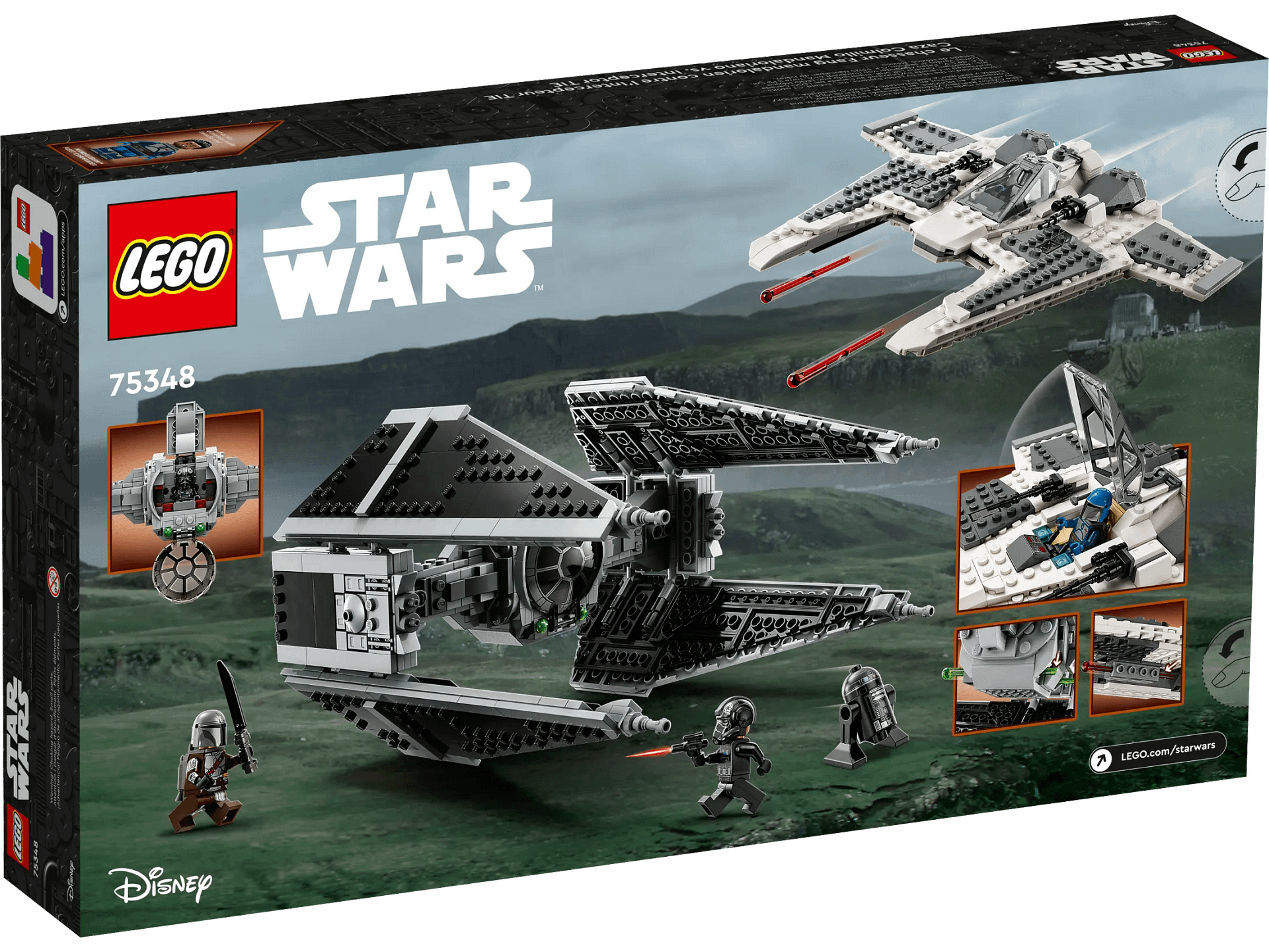 LEGO® 75348 Mandalorian Fang Fighter vs. TIE Interceptor - Star Wars™
