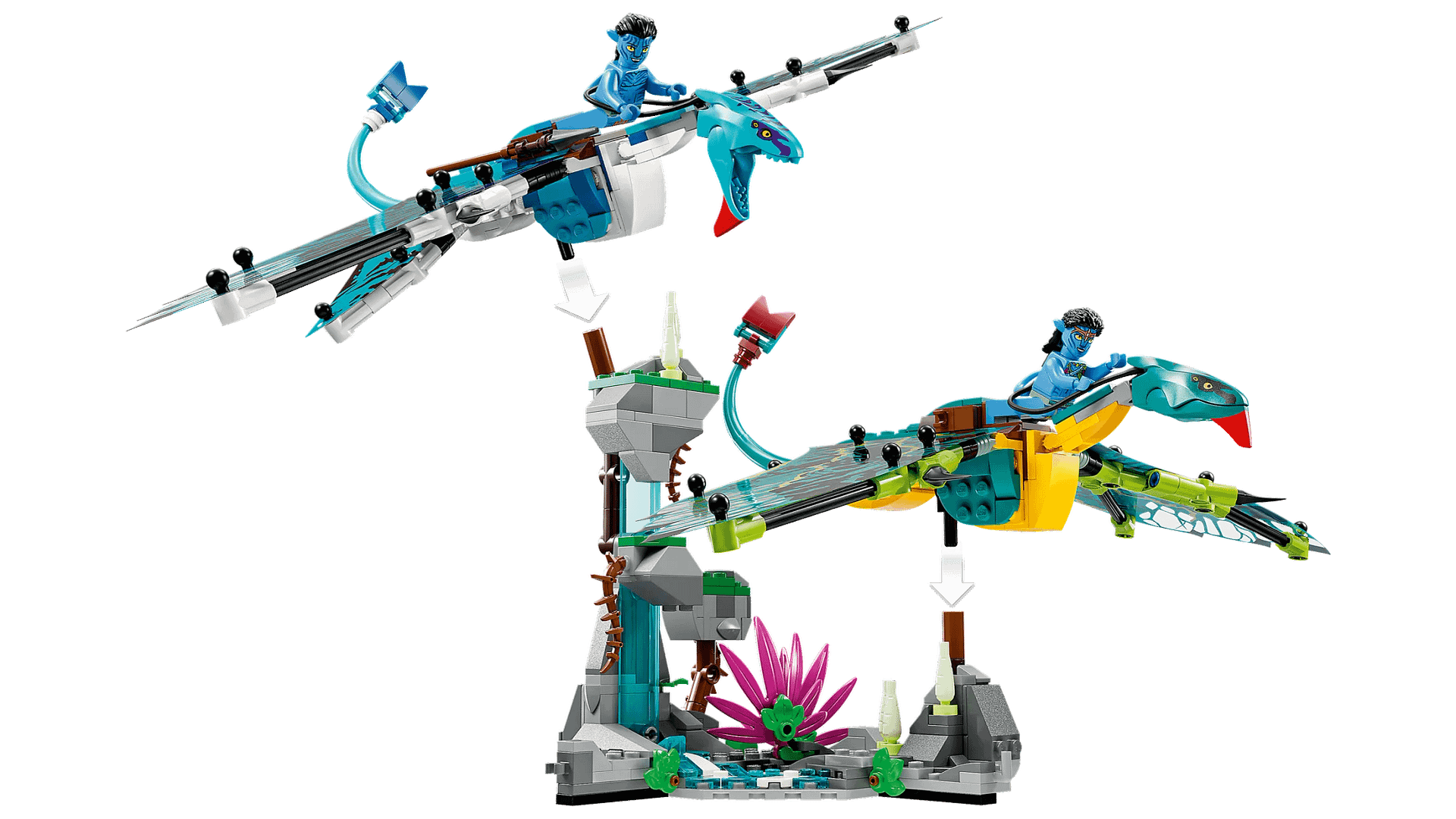 LEGO® 75572 Jake and Neytiri s First Banshee Flight - Avatar
