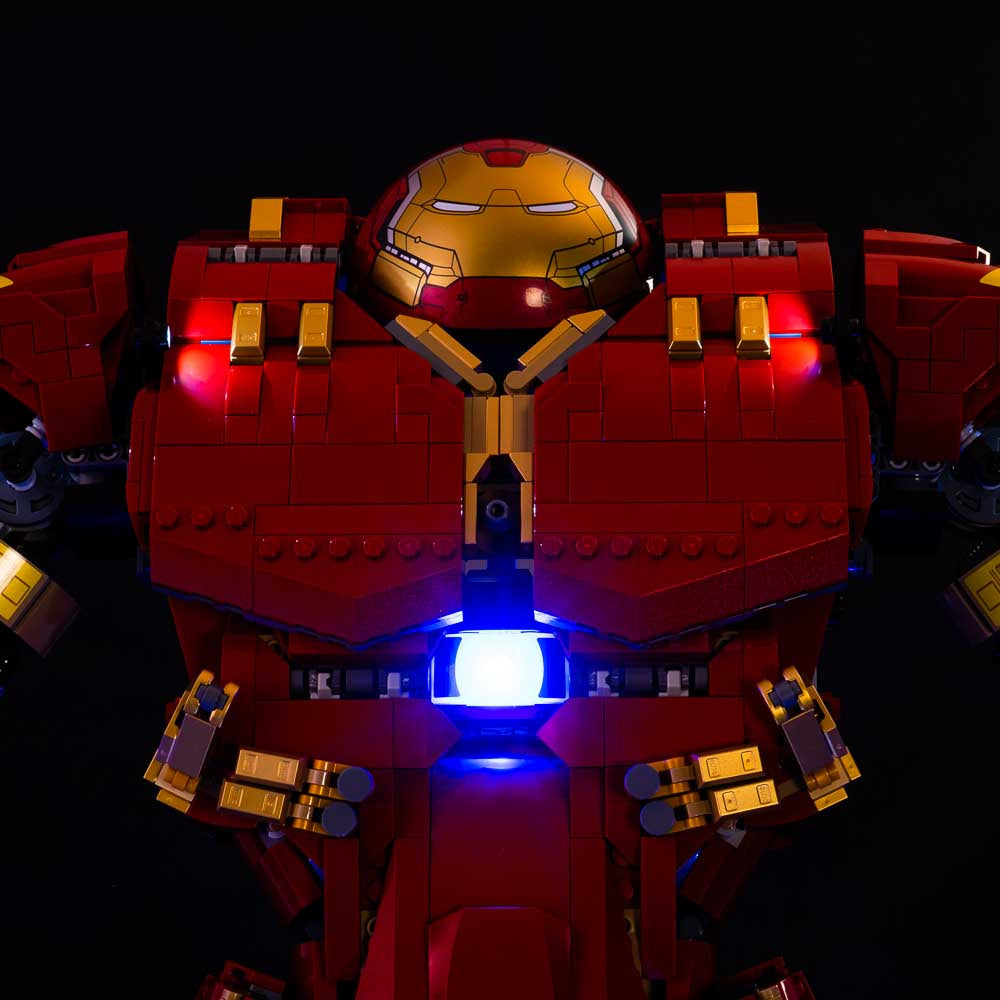 Light My Bricks - LIGHT KIT for LEGO® Hulkbuster 76210
