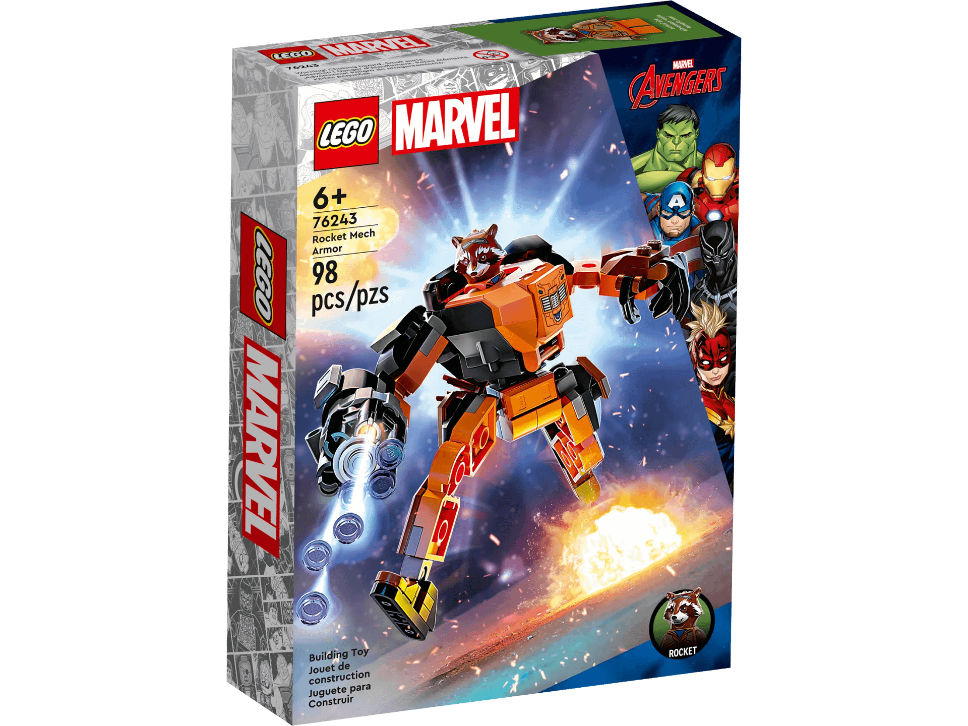 LEGO® 76243 Rocket Mech Armor - Marvel Super Heroes