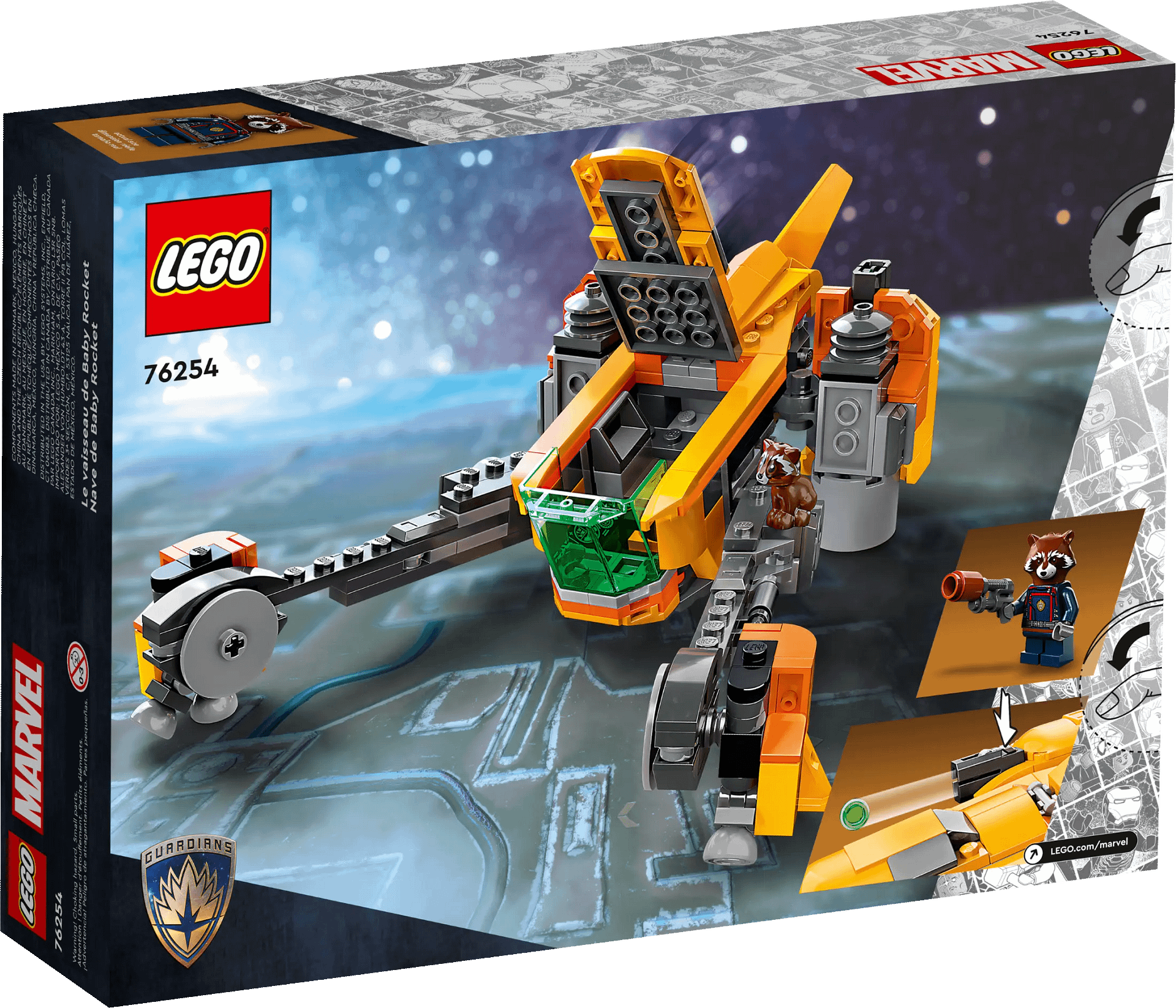LEGO® 76254 Baby Rockets Ship - Super Heroes Marvel Guardians of the Galaxy Volume 3