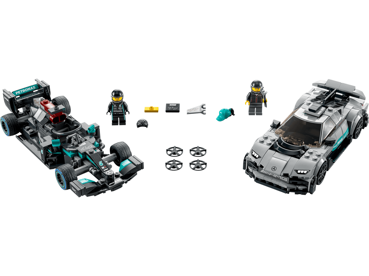 LEGO® 76909 Mercedes-AMG F1 W12 E Performance & Mercedes-AMG Project One - Speed Champions