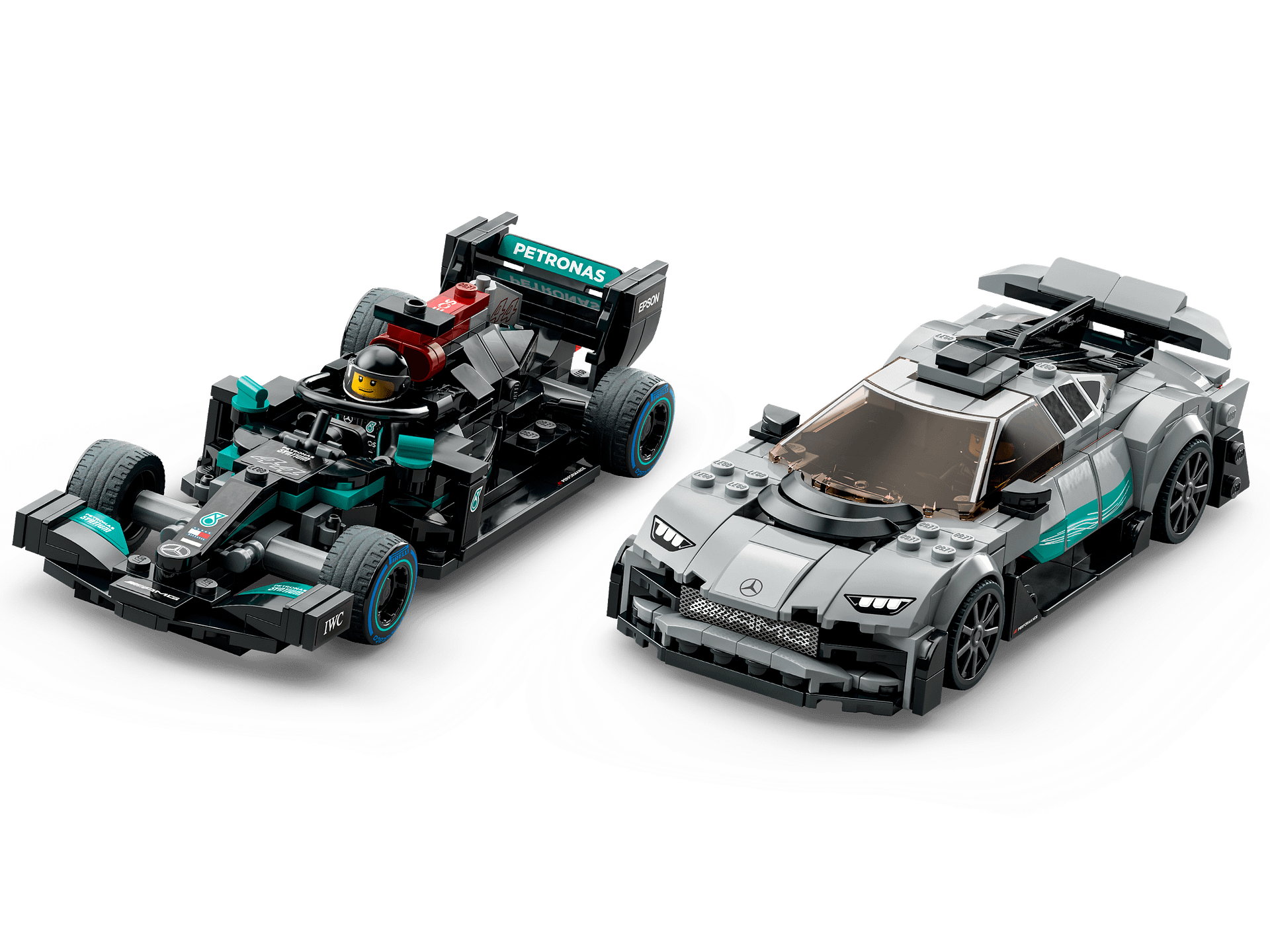 LEGO® 76909 Mercedes-AMG F1 W12 E Performance & Mercedes-AMG Project One - Speed Champions