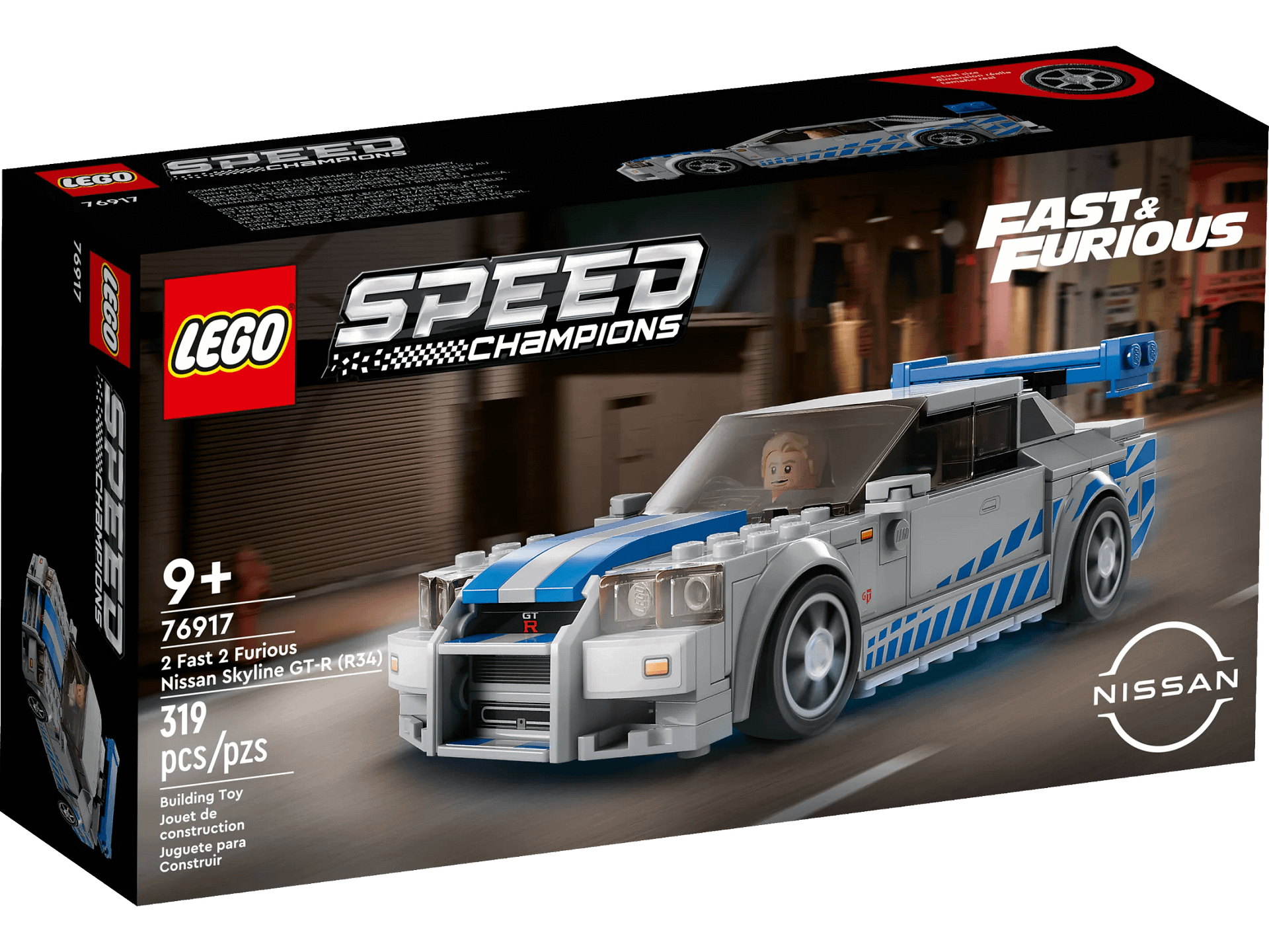 LEGO® 76917 2 Fast 2 Furious Nissan Skyline GT-R (R34) - Speed Champions