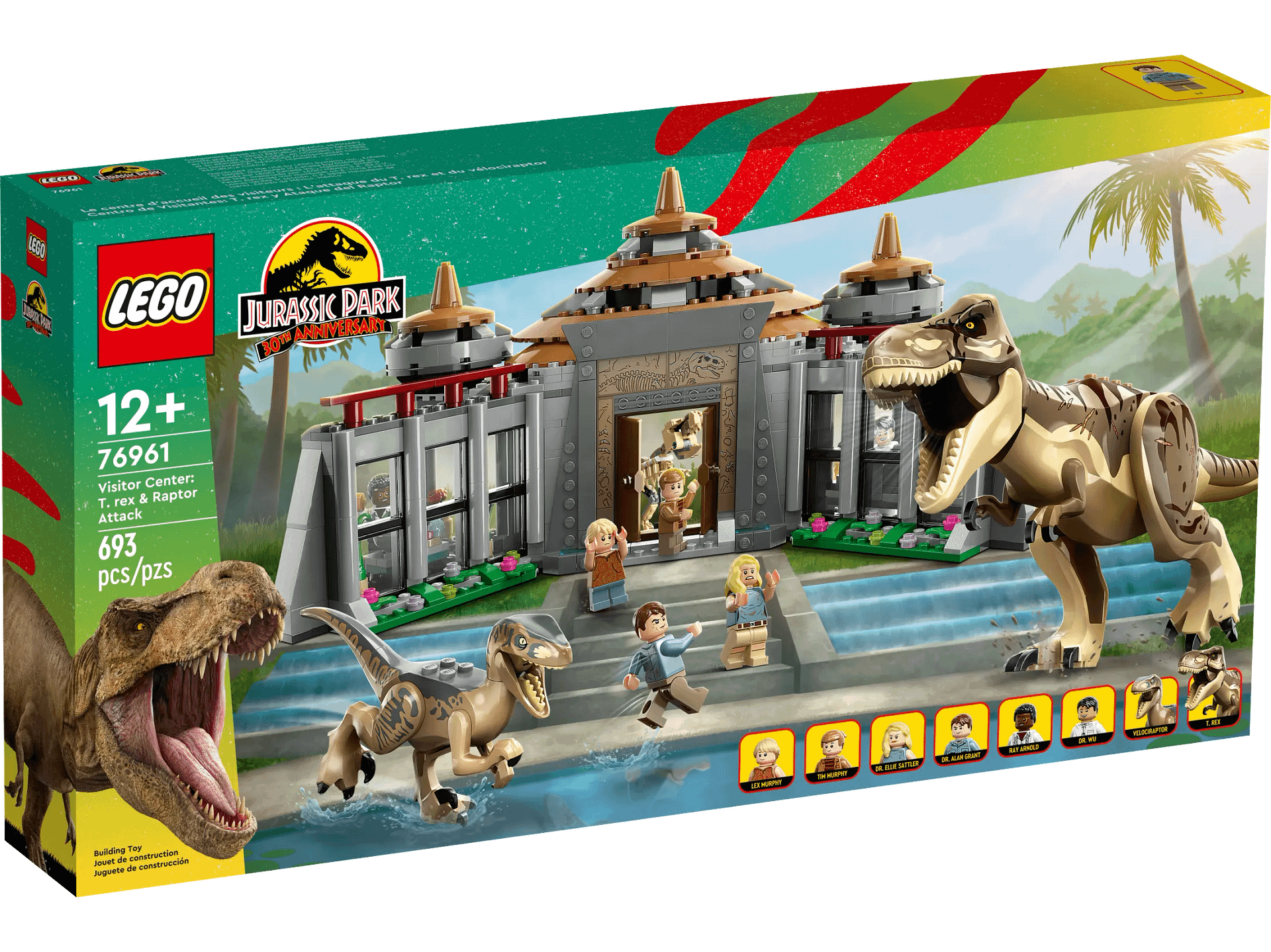 LEGO® 76961 Visitor Center: T. rex & Raptor Attack - Jurassic World™