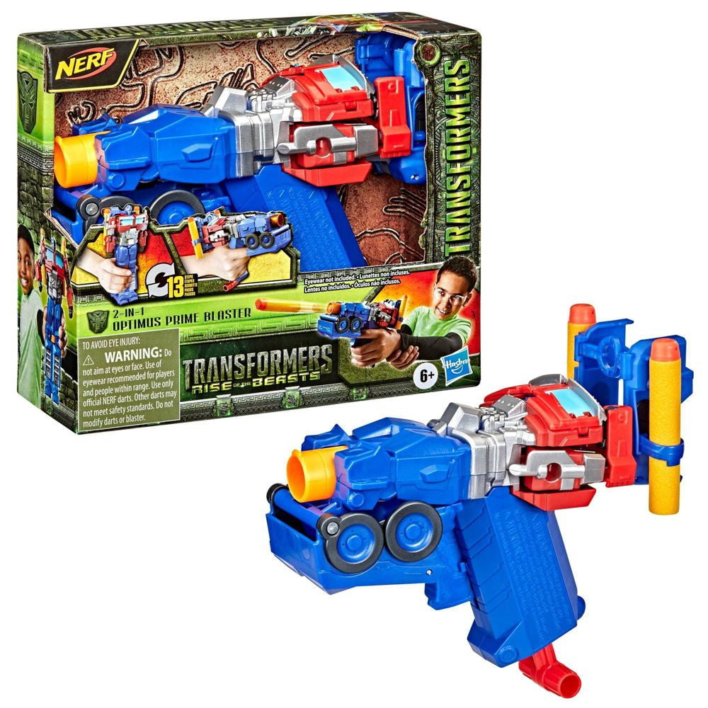 Nerf - Transformers Rise Of The Beasts 2-in-1 Optimus Prime Blaster Hasbro
