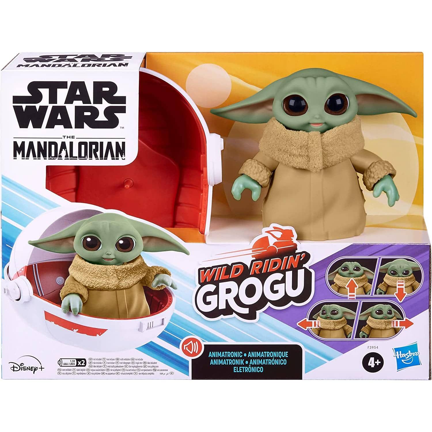 Star Wars - The Mandalorian Wild Ridin Grogu Animatronic - Hasbro