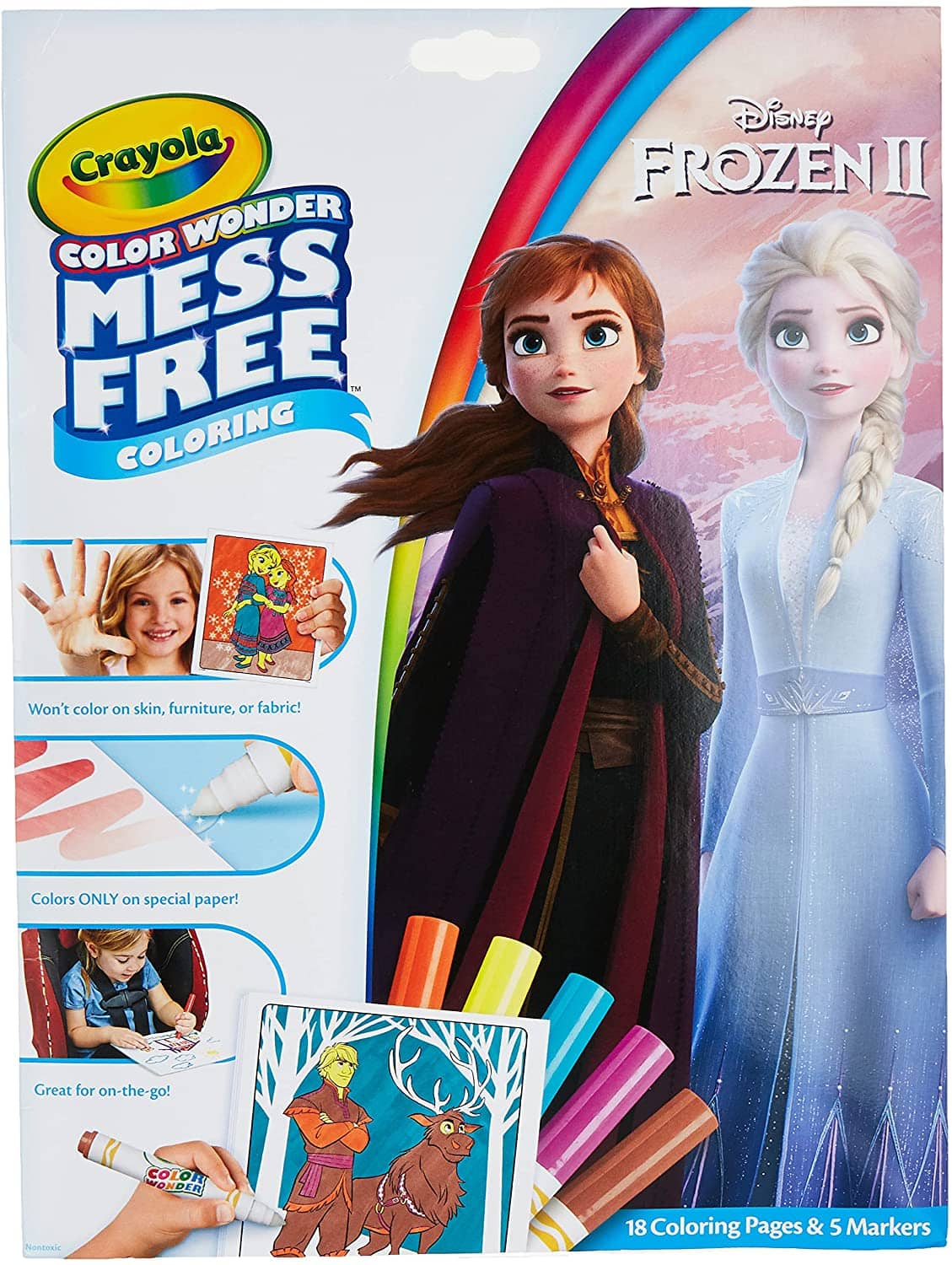 Crayola - Disney Frozen Color Wonder Set - Mess Free Markers Crayola