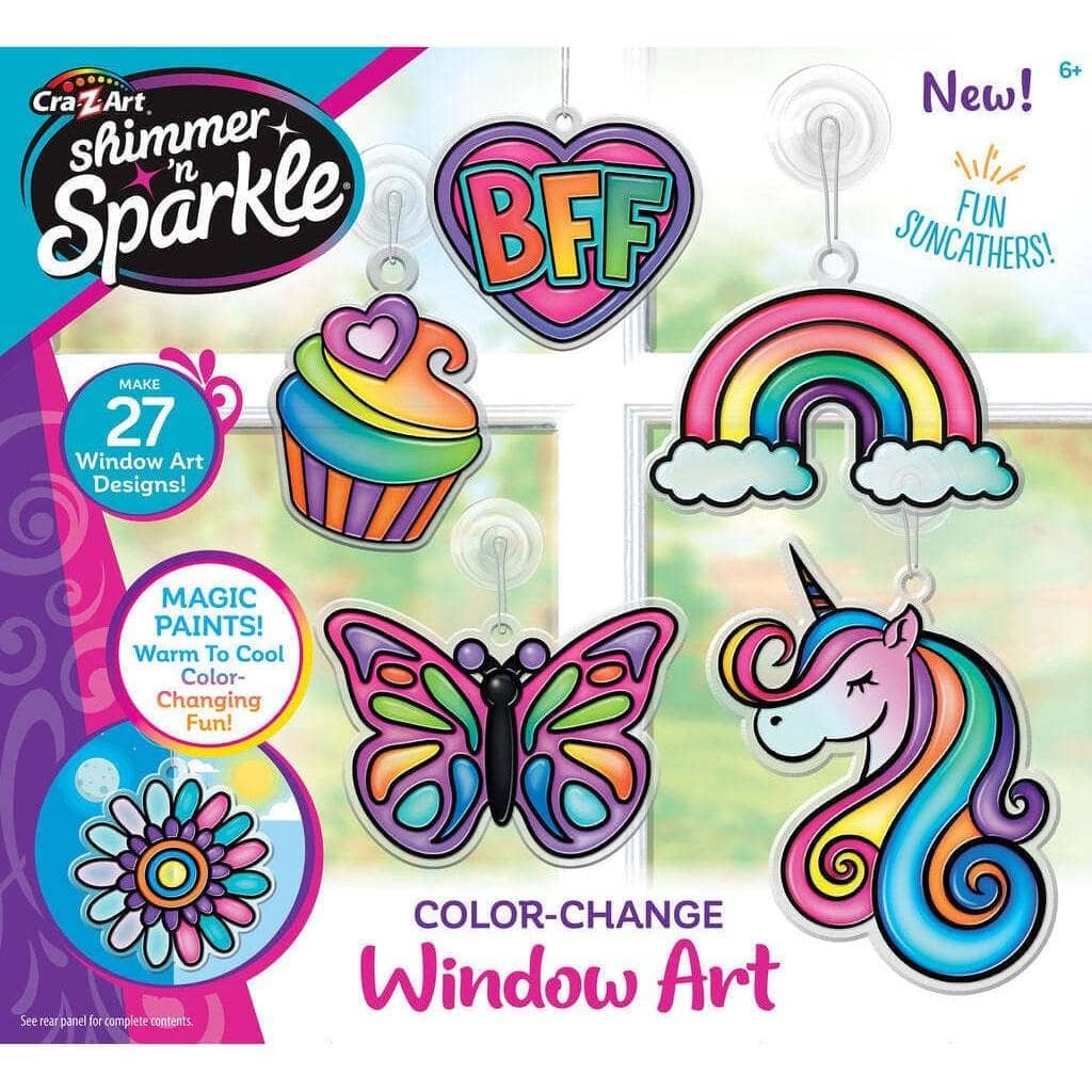 Cra-Z-Art - Shimmer 'n Sparkle Color-change Window Art