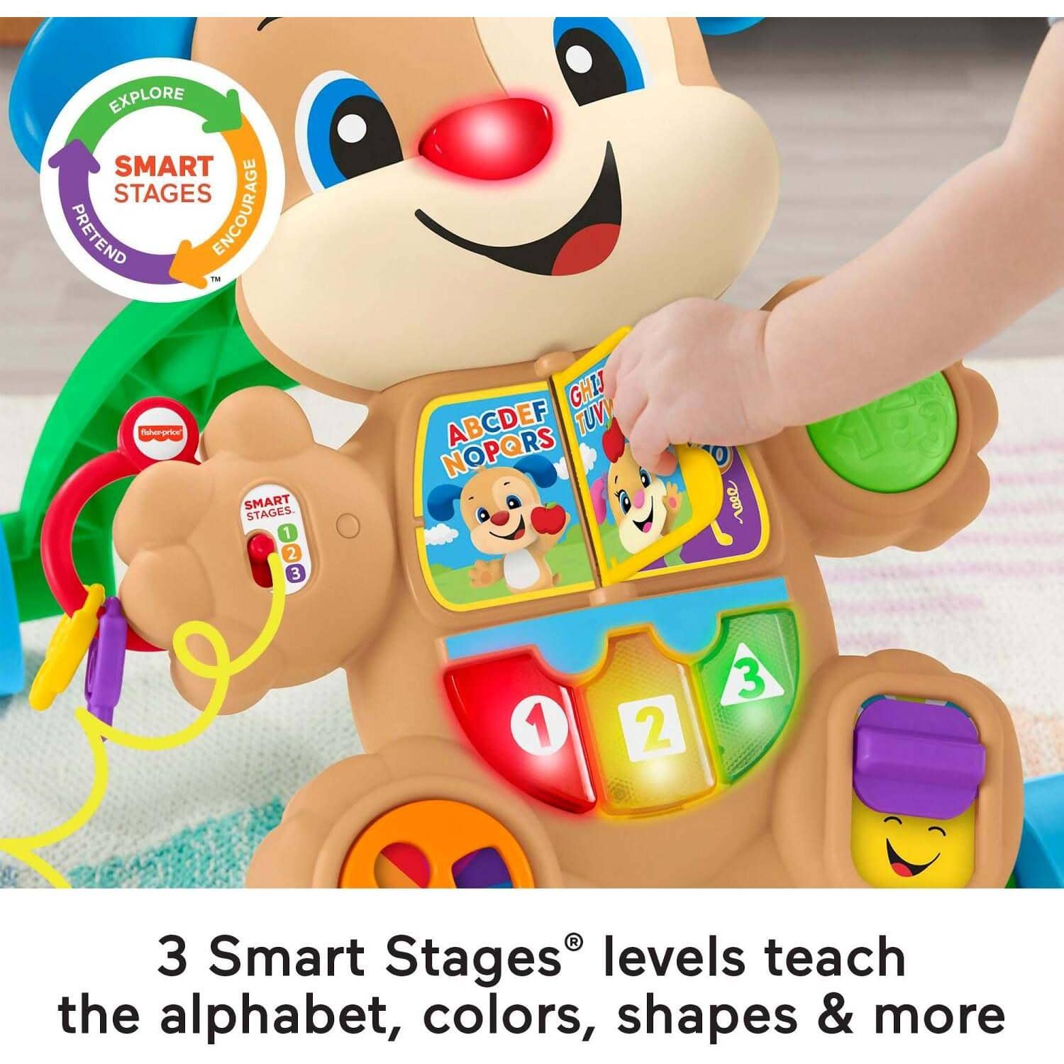 Fisher-Price - Laugh & Learn Baby Walker With Smart Stages Learning Content Puppy