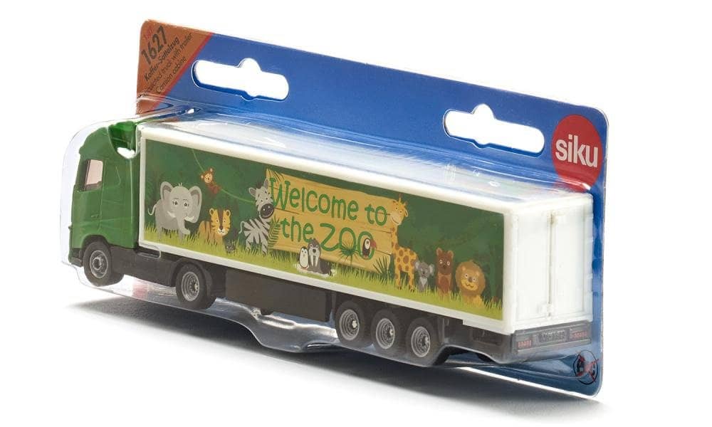 Siku - Articulated Truck With Trailer - Realistic Load-Up Transport Vehicle For Kids Load-up 1:87 Die-Cast Model