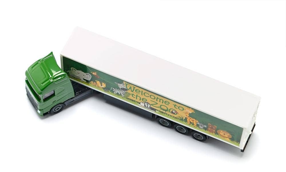 Siku - Articulated Truck With Trailer - Realistic Load-Up Transport Vehicle For Kids Load-up 1:87 Die-Cast Model