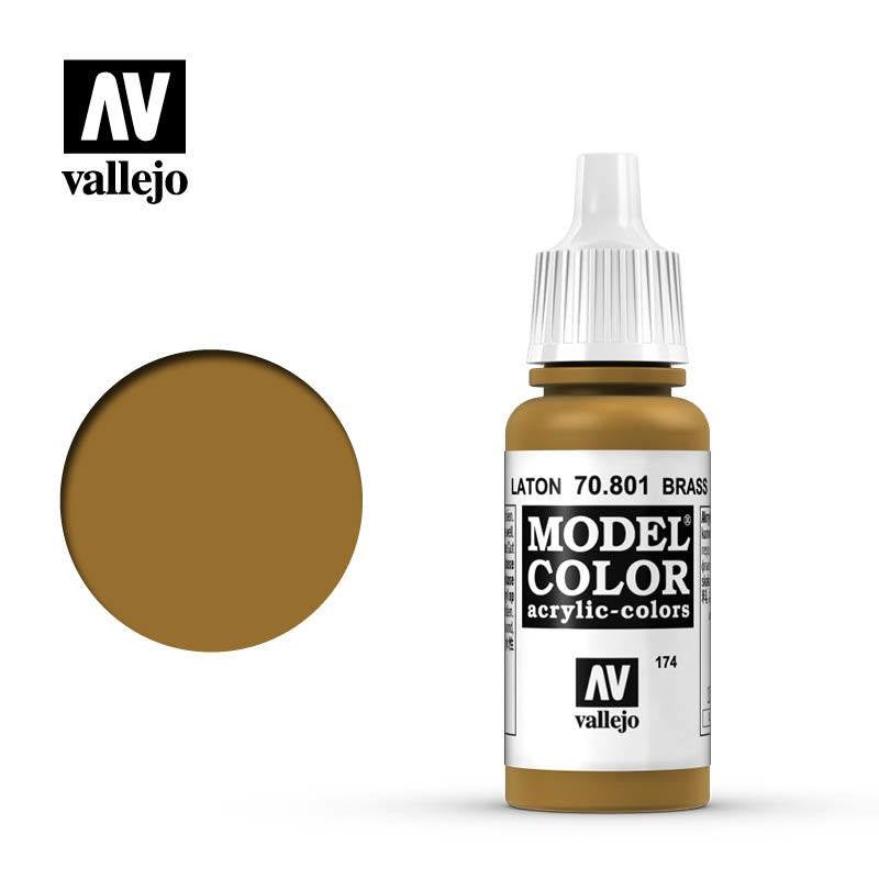 VALLEJO MODEL COLOR METALLIC BRASS 17ML AV70801