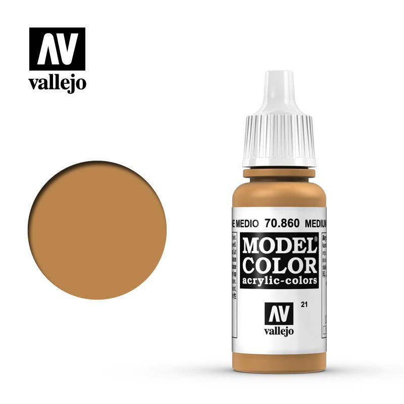 VALLEJO MODEL COLOR MEDIUM FLESHTONE AV70860