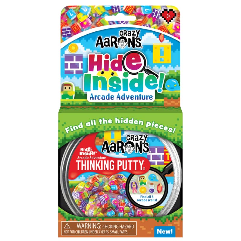 Crazy Aaron's - Thinking Putty Hide Inside! Arcade Adventure 4inch