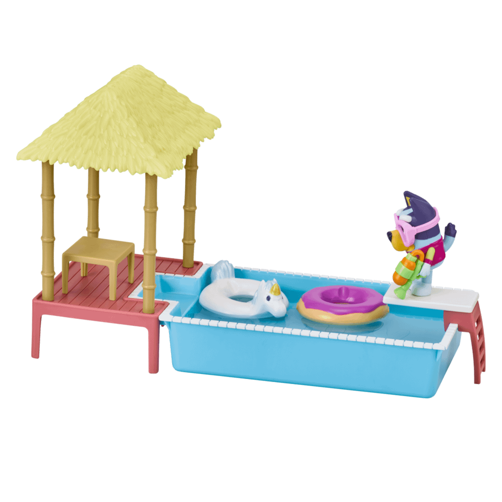 Bluey - Pool Time Fun Playset