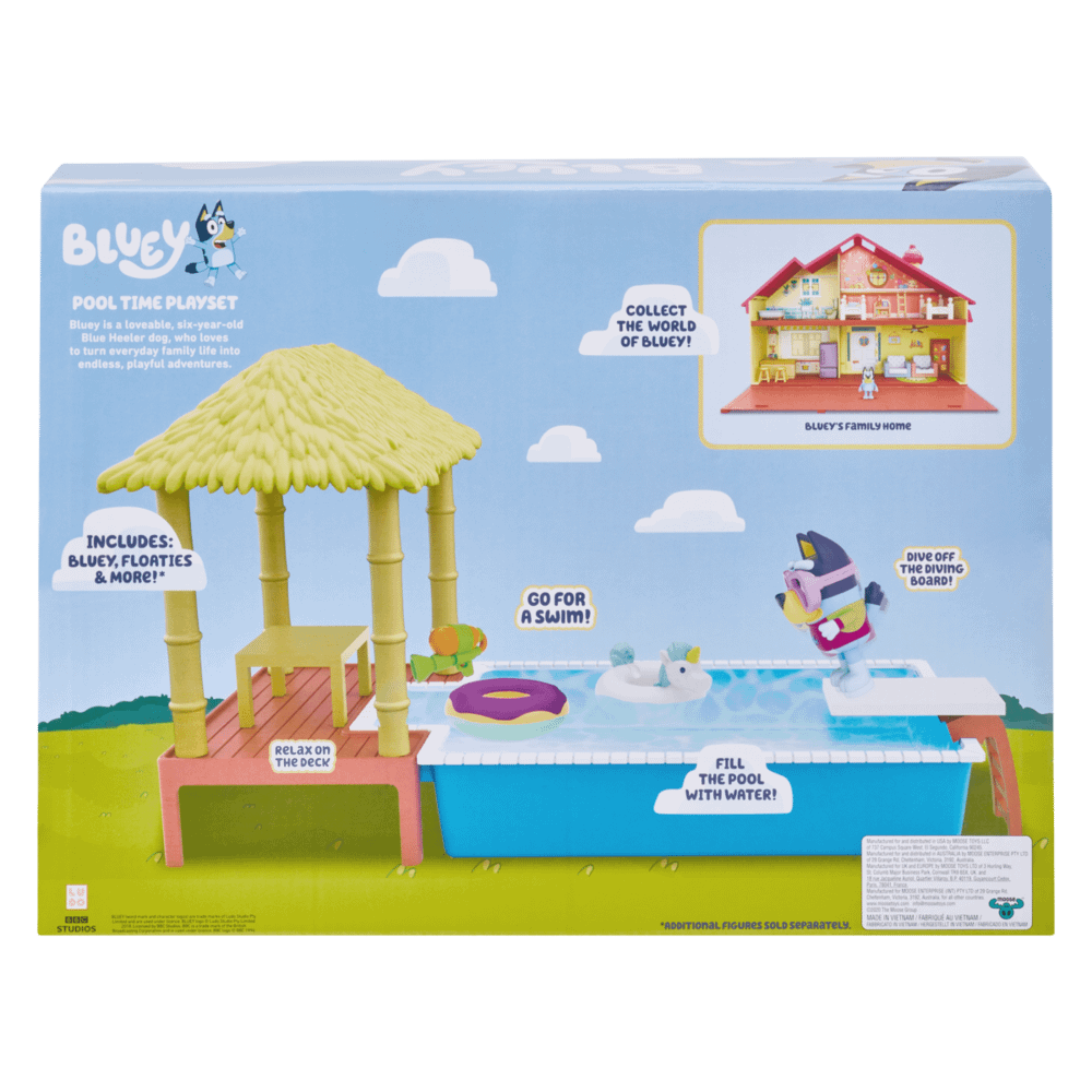 Bluey - Pool Time Fun Playset