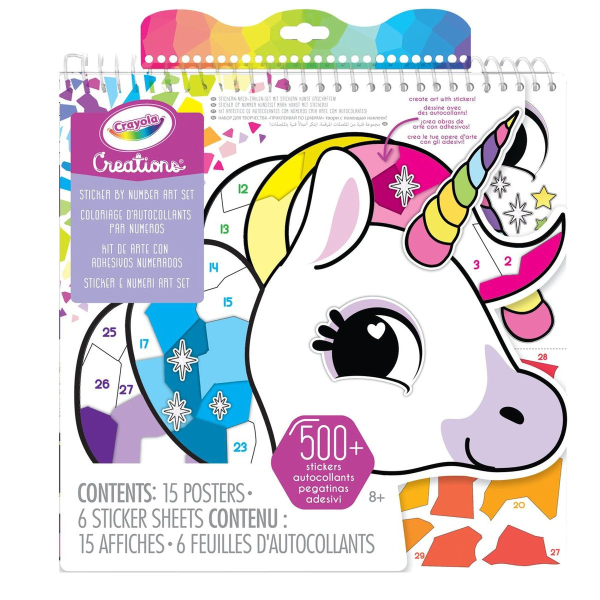 Crayola - Creations Sticker By Number Art Set