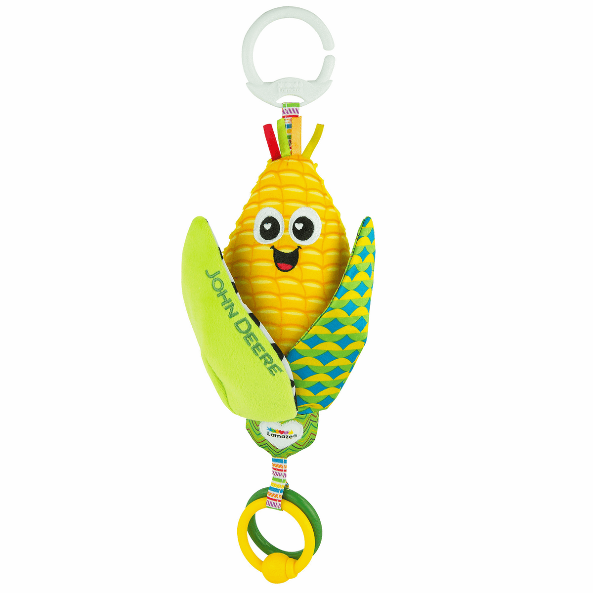 John Deere - Tomy Lamaze Clip & Go - Corn E. Cobb Baby Toy Tomy