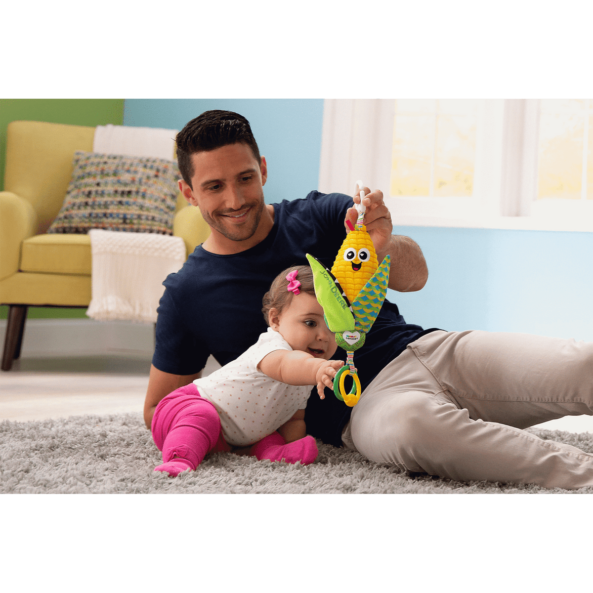John Deere - Tomy Lamaze Clip & Go - Corn E. Cobb Baby Toy Tomy
