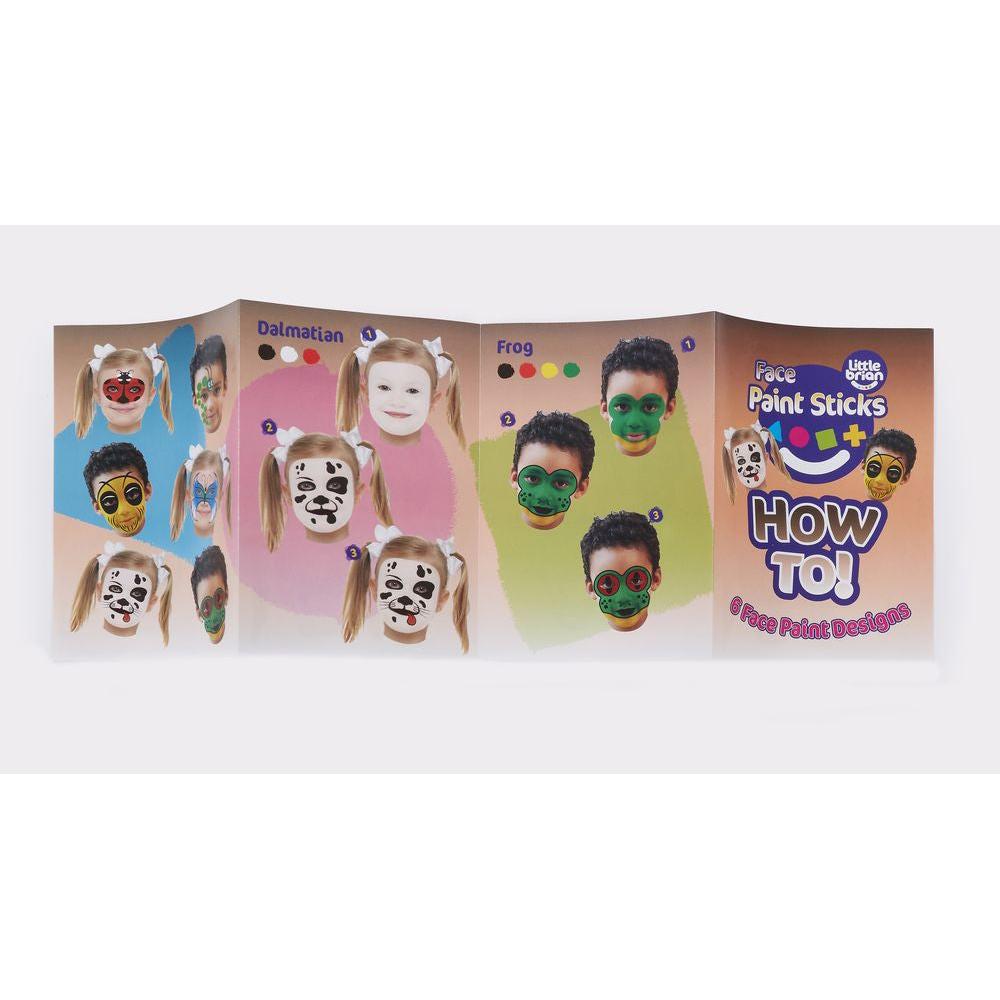Little Brian - Face Paint Sticks Classic - 6 Piece Pack