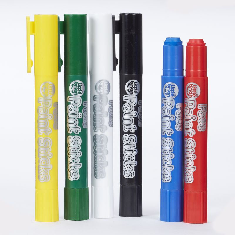 Little Brian - Face Paint Sticks Classic - 6 Piece Pack