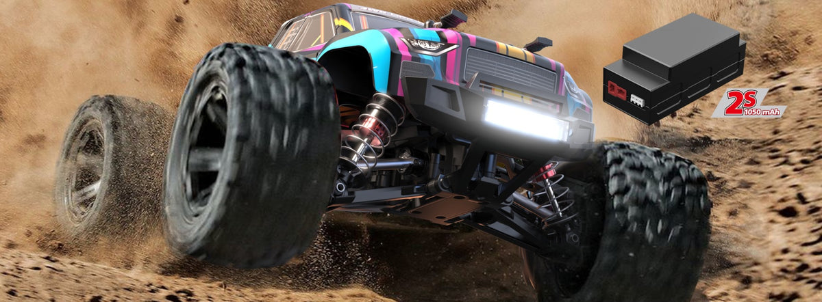 MJX - 1:16 HYPER GO 4WD BRUSHLESS 45KM 2S 2.4GHZ RC MONSTER TRUCK (16209)