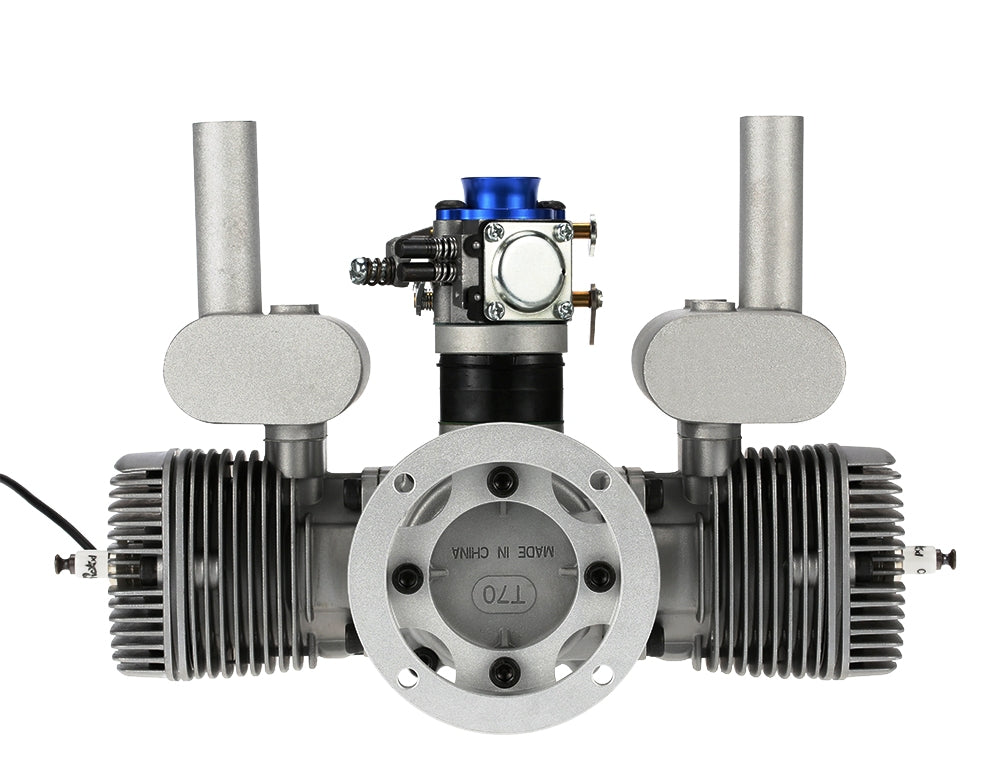 NGH - GTT70 70CC (4.25CI) GAS FLAT TWIN 2-STROKE WITH MUFFLER