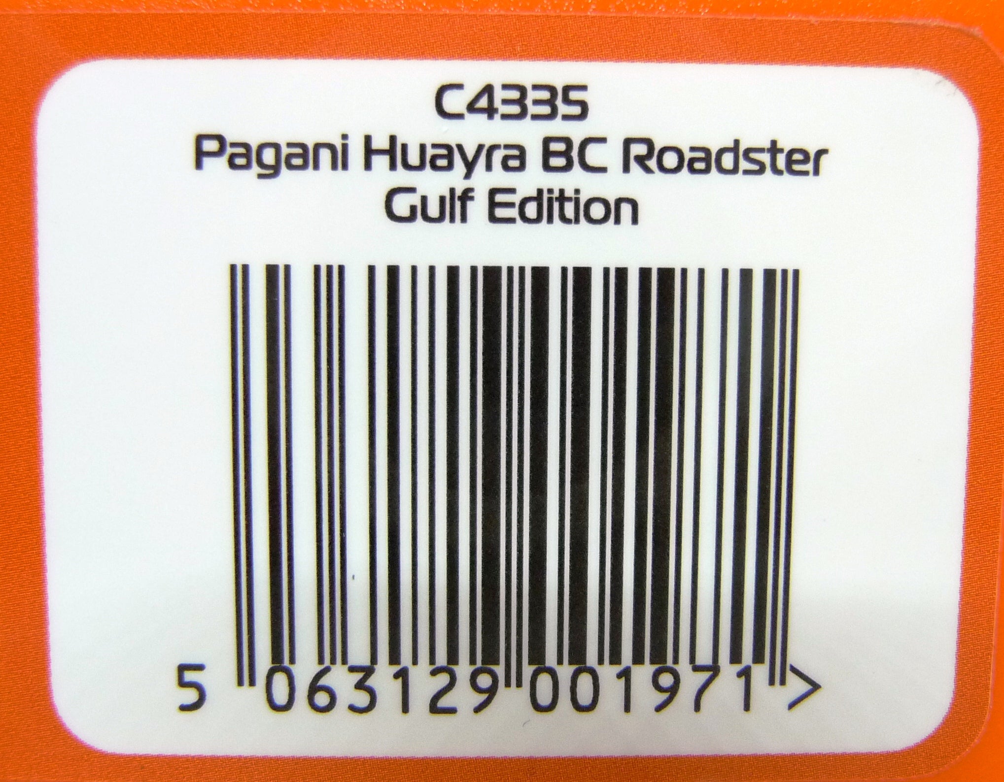 SCALEXTRIC - C4335 PAGANI HUAYRA BC ROADSTER - GULF EDITION