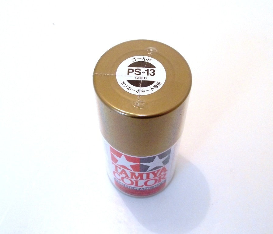 PS-13 TAMIYA POLYCARBONATE SPRAY PAINT GOLD