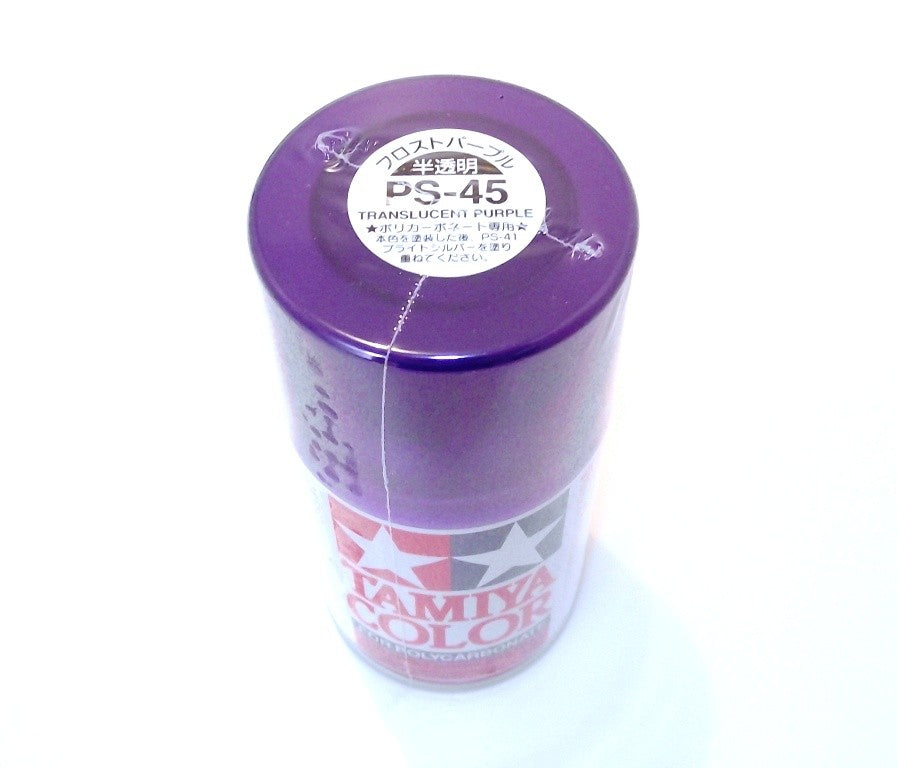 PS-45 TAMIYA POLYCARBONATE SPRAY PAINT TRANS PURPLE